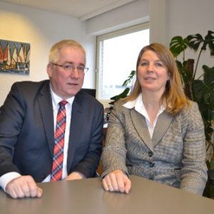 Falk Heinrichs (SPD-MdL) und Wilnsdorfs Bürgermeisterin Christa Schuppler führten ein Gespräch über aktuelle politische Themen.