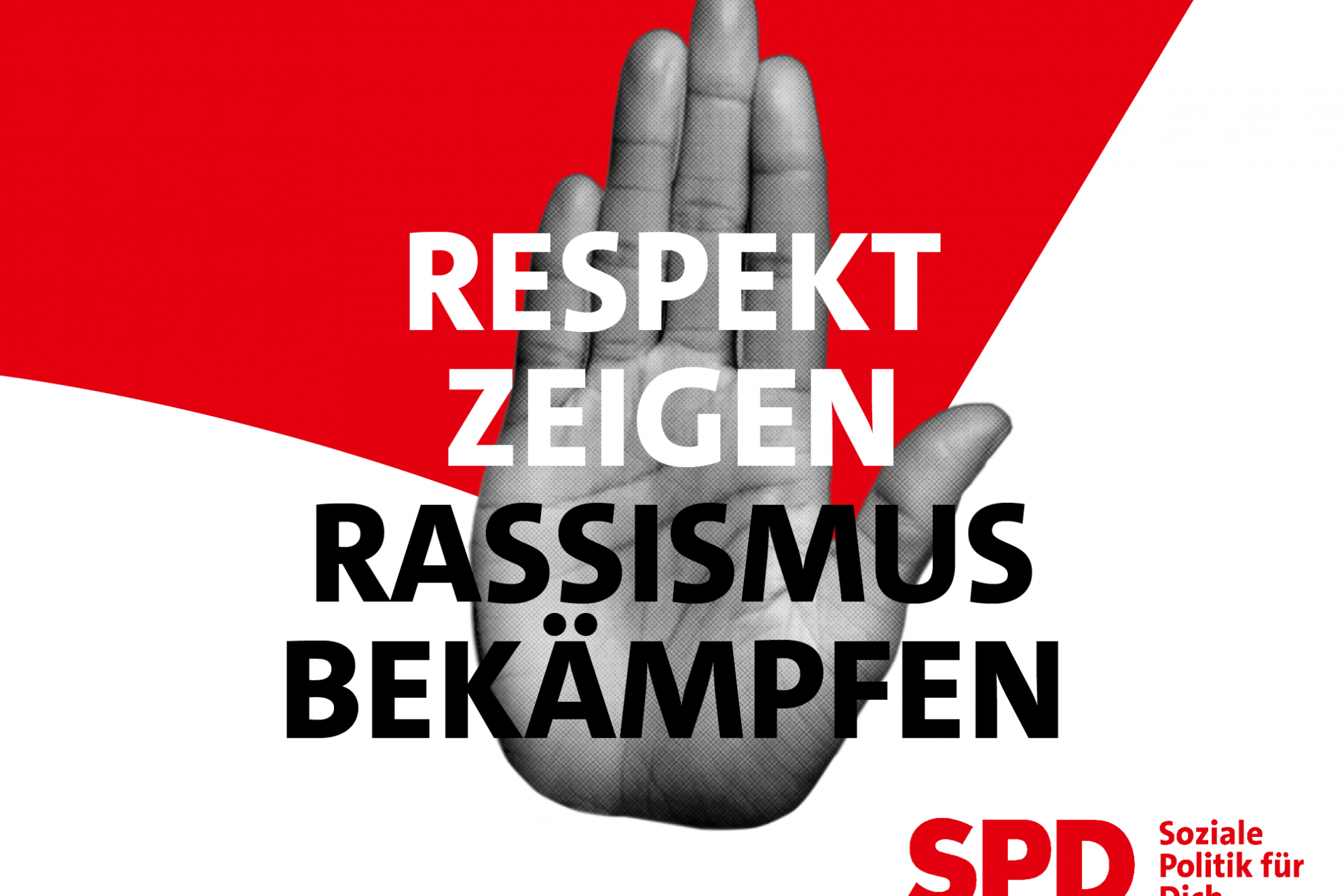 Rassismus bekämpfen Respekt zeigen